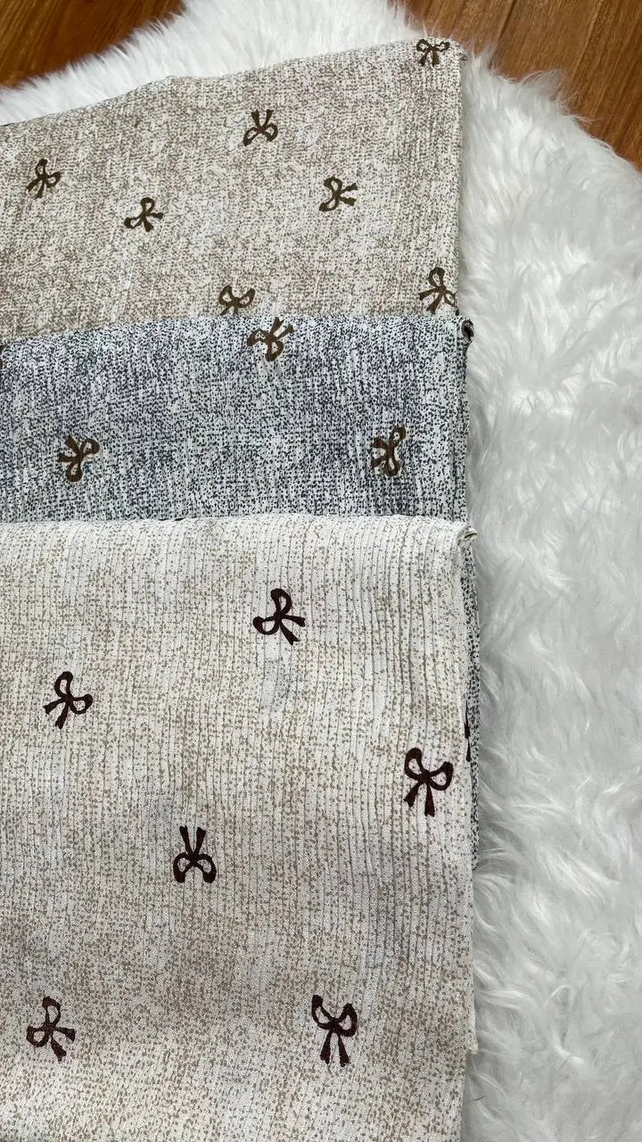 شال پاپیونی کرم 1